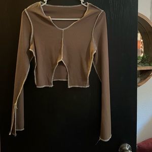 Shein Distressed Top